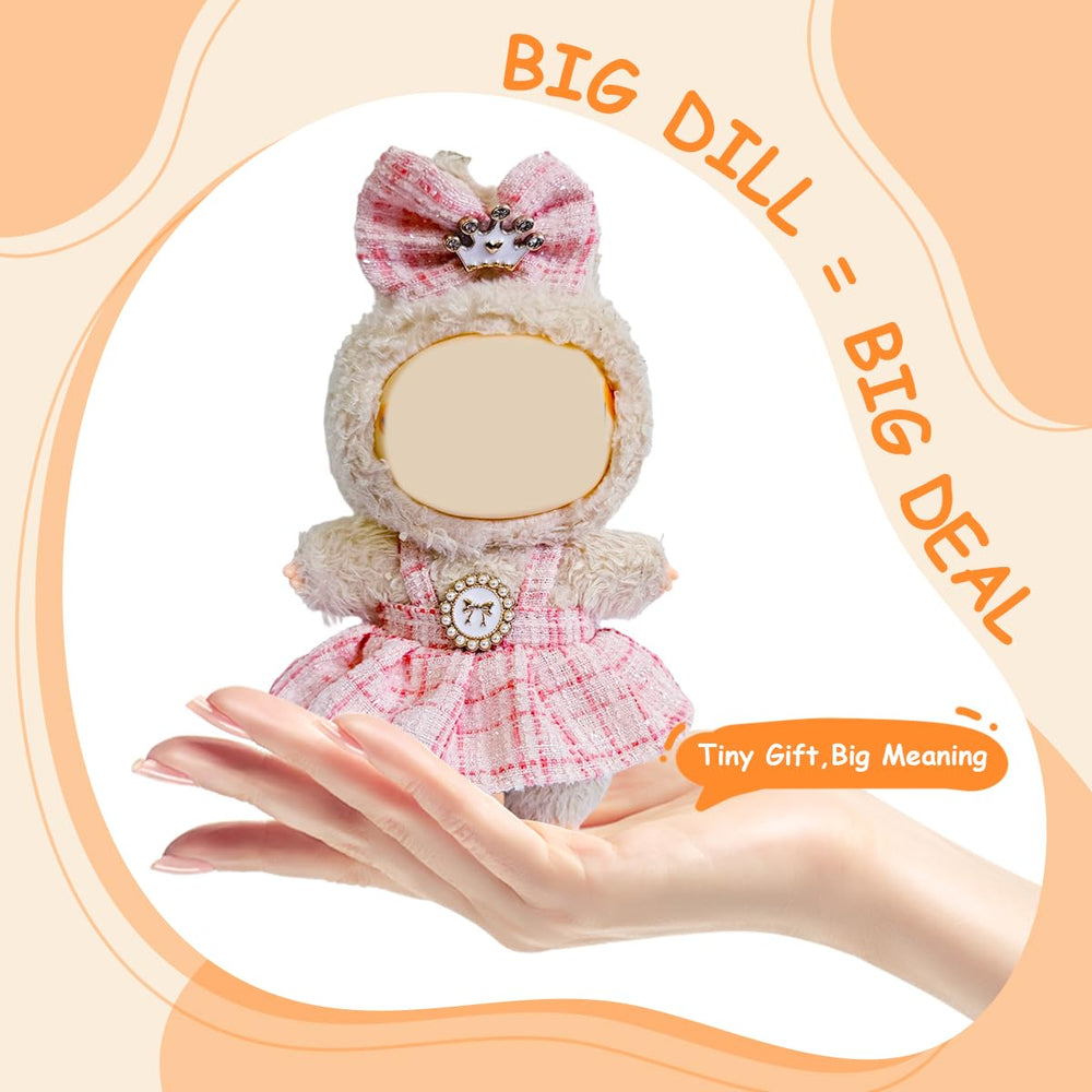 Mingmc 17cm-doll-outfits luxury-details close-up emphasizes premium textures