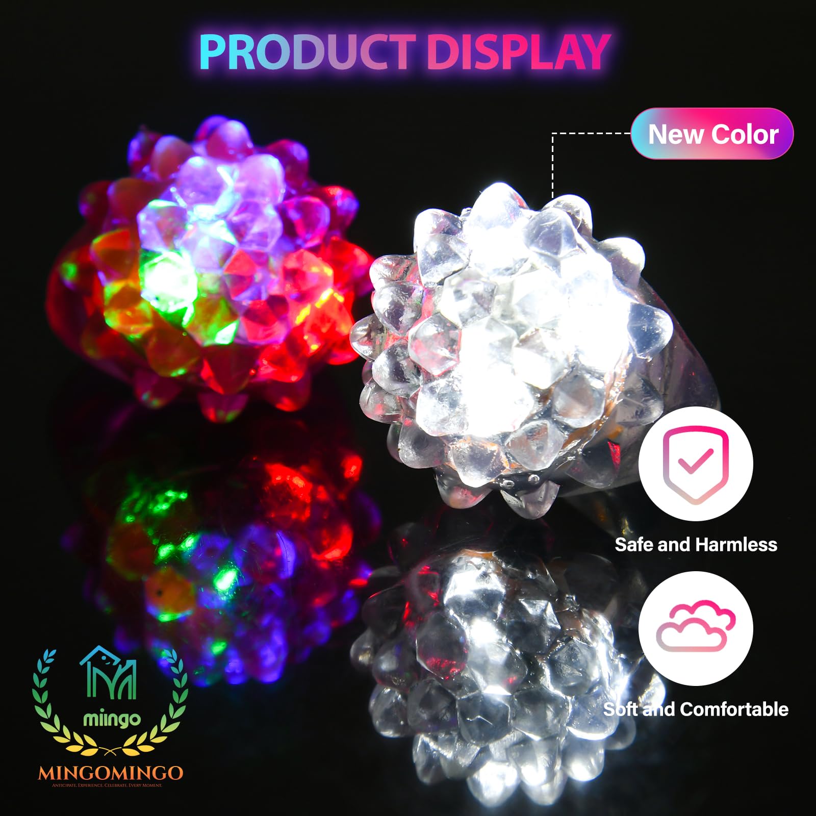 Easter basket filler: MINGOMINGO LED Ring adds color and fun