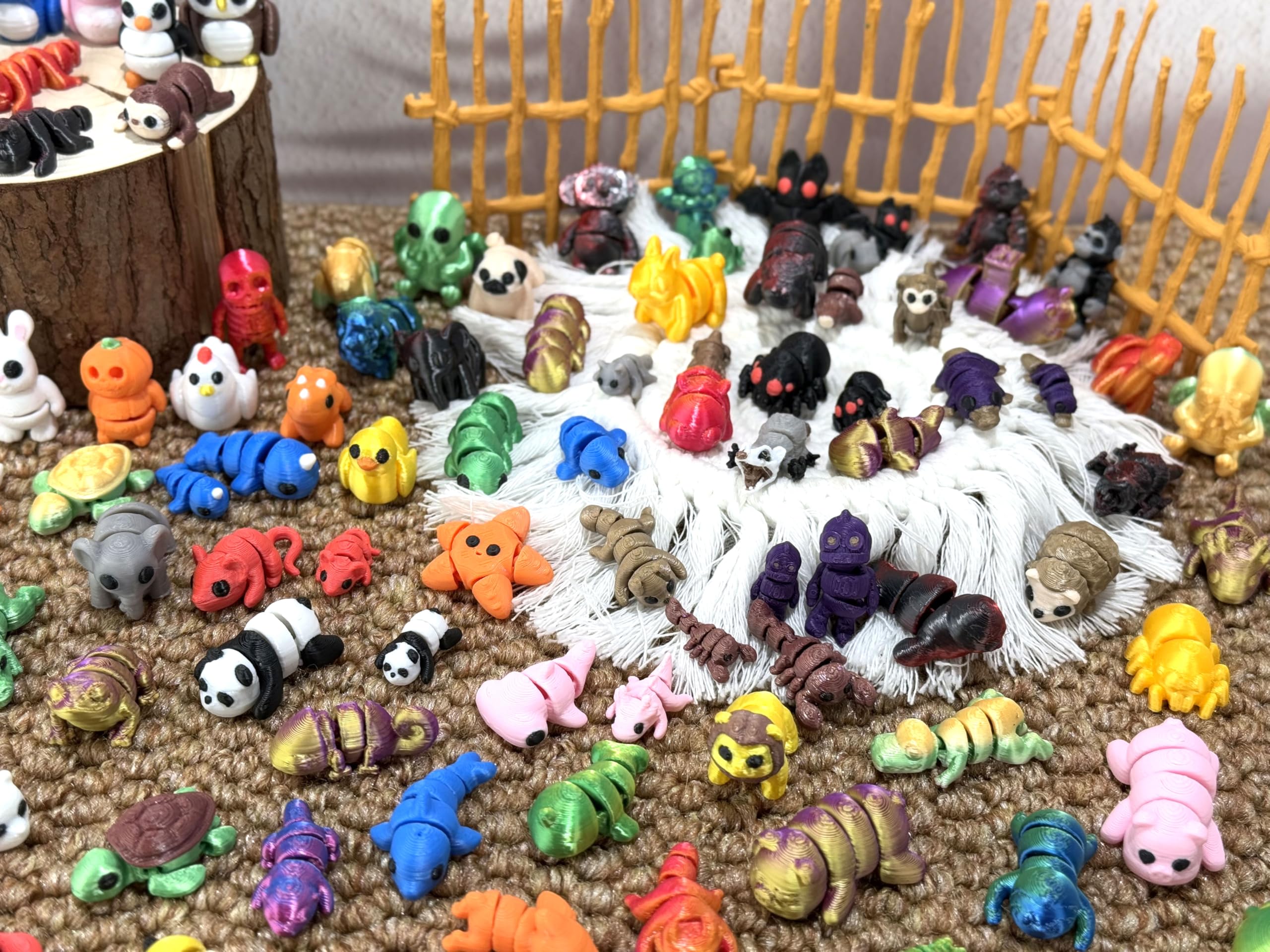 Desk decor ready mini animals as a cute office companion.