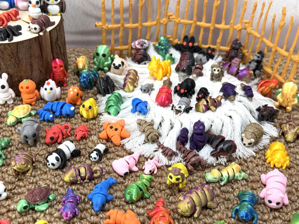 Desk decor ready mini animals as a cute office companion.