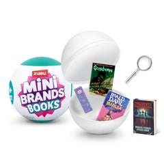 Mini Brands Books Capsule cover image showing tiny, detailed spine for display collection