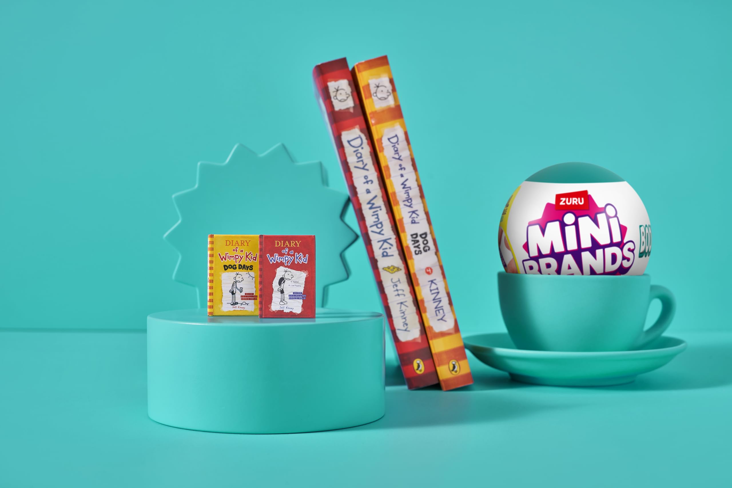 Mini Brands Books Capsule giftable set for bookmarks, shelves, and play