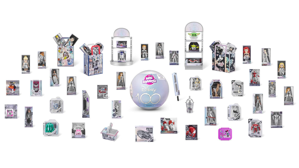 Elsa platinum miniature from Disney 100 line ideal for shelf display.