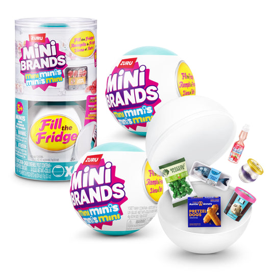 Mini Brands Fill the Fridge Mini Minis Series 1 capsule reveals collectible miniatures for imaginative play.
