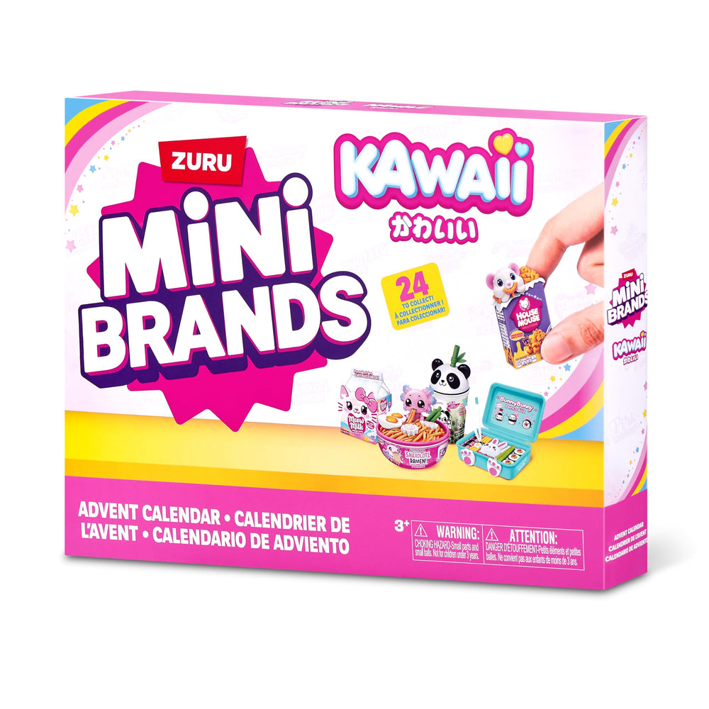 Close-up of Mini Brands Kawaii miniatures to spark collectability and display joy.