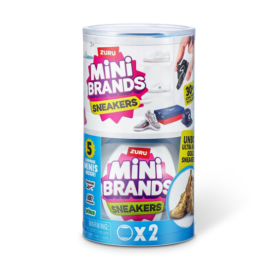 Close-up of Mini Brands Sneakers Cap Showbox and tiny cap included in the capsule