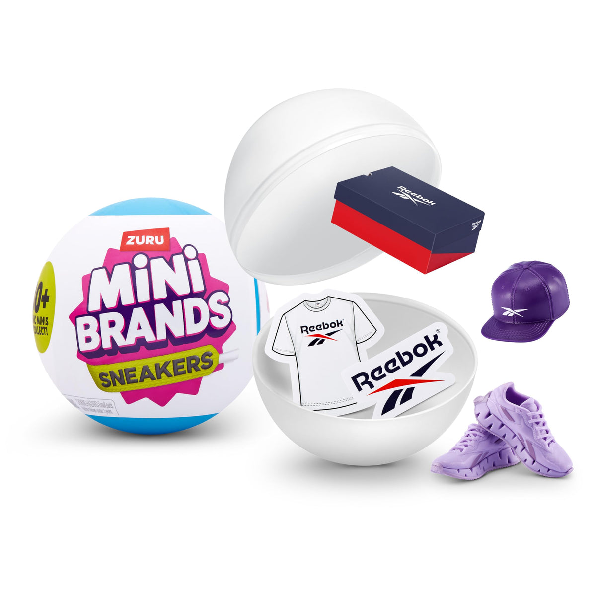 Mini Brands Sneakers Series 1 packaging: a compact mystery capsule for curious kids