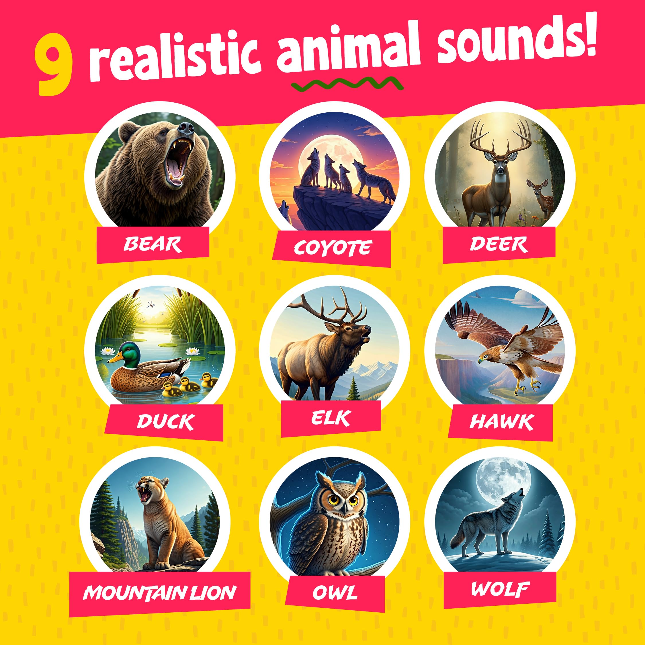 Mini Explorer Animal Caller coyote call – learn sounds while playing