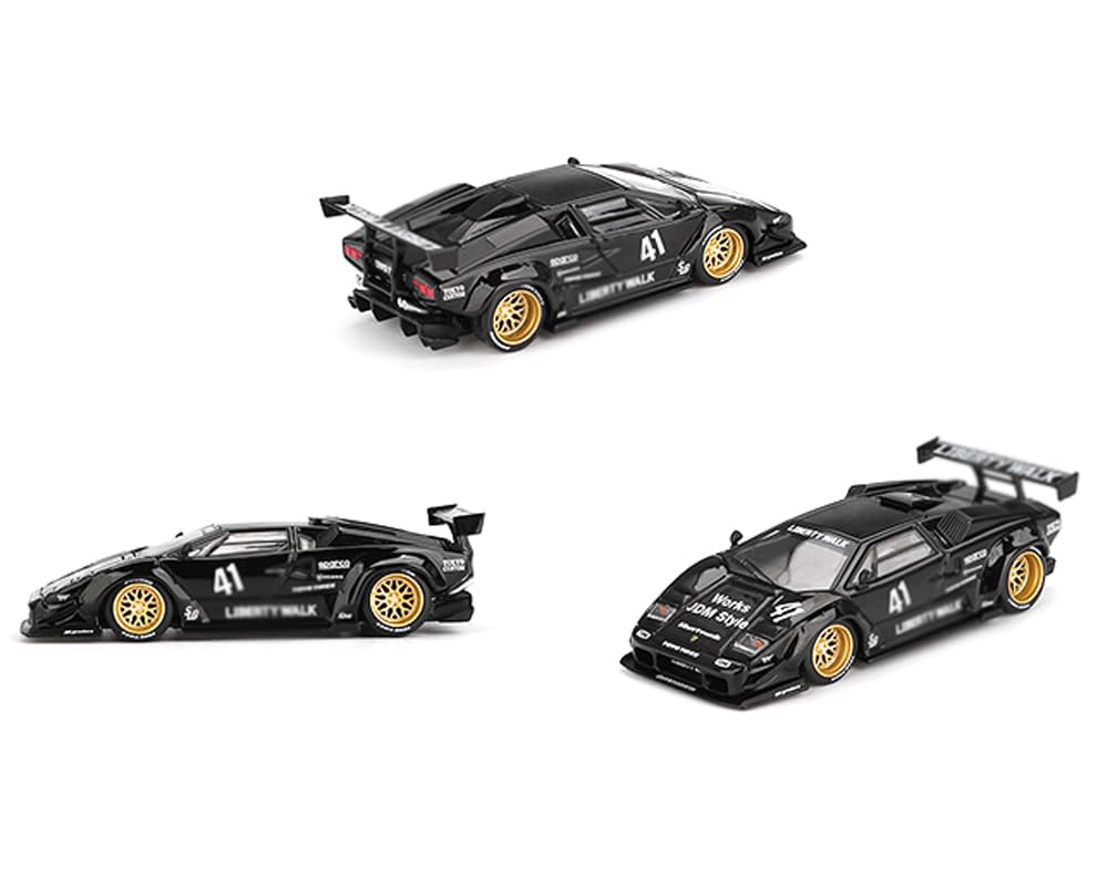 MINI GT Countach LB-WORKS #41 interior detail reveals precise cockpit features for enthusiasts