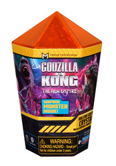 Mini monster figure inside crystal, striking centerpiece for action figure fans.