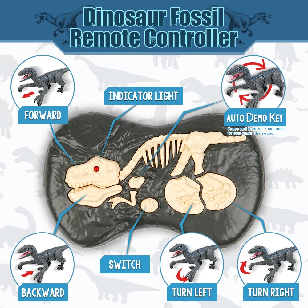 Mini Tudou fossil remote controller enhances interactive control moments.