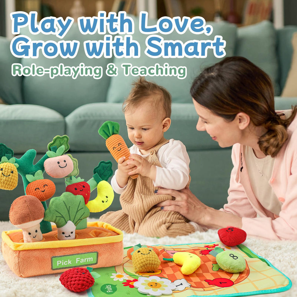 Mini Tudou safe non-toxic fabric ensures gentle, baby-friendly interaction.