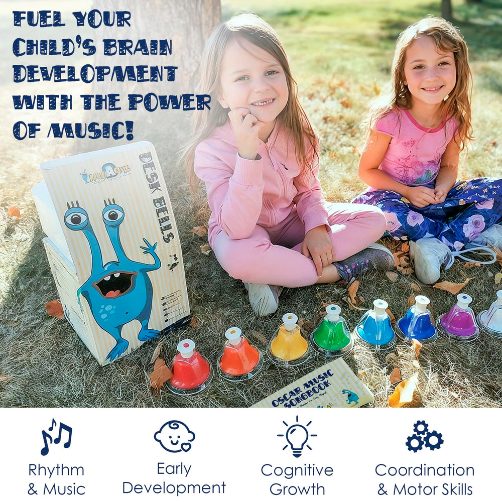 MINIARTIS desk bells with songbook included for family sing-alongs.