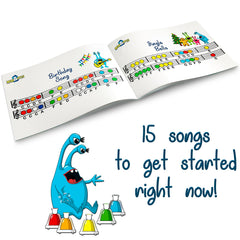 Oscar packaging adds playful inspiration for kids' music time.