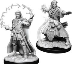 Nolzur’s Wave 8 Human Male Cleric in dynamic pose for D and D battles