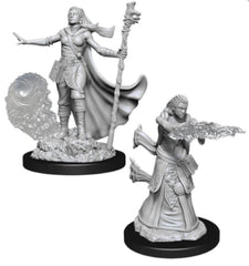 Nolzur’s Wave 8 Human Male Cleric with translucent parts for spell effects