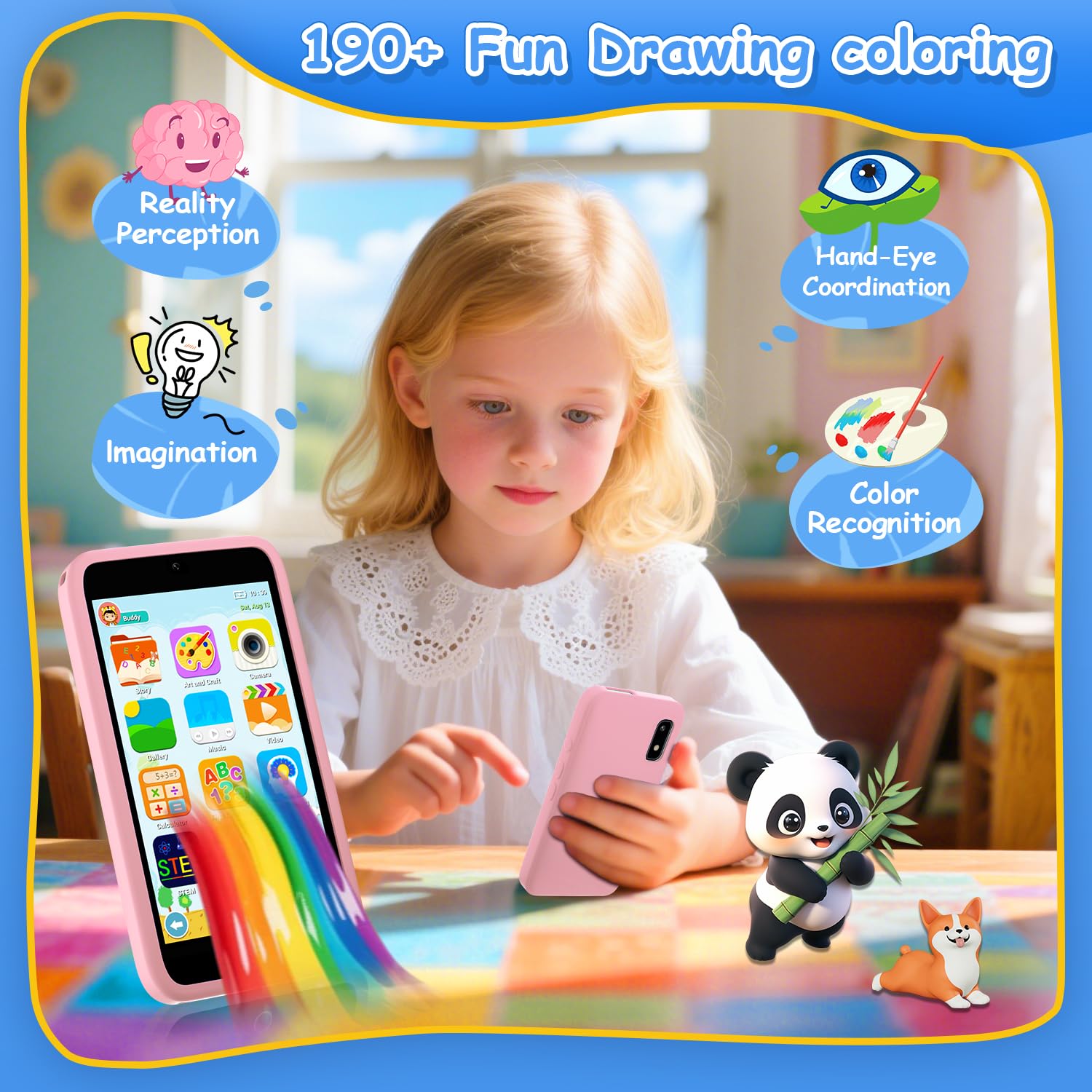 MINIBEAR 32GB SD card included for expanding games and storage