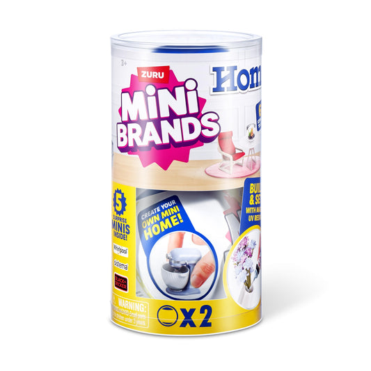 Minibrands Home unboxing scene highlights capsule and collectible minis.