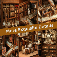 Minicity dust cover protects the miniature library during setup and display.