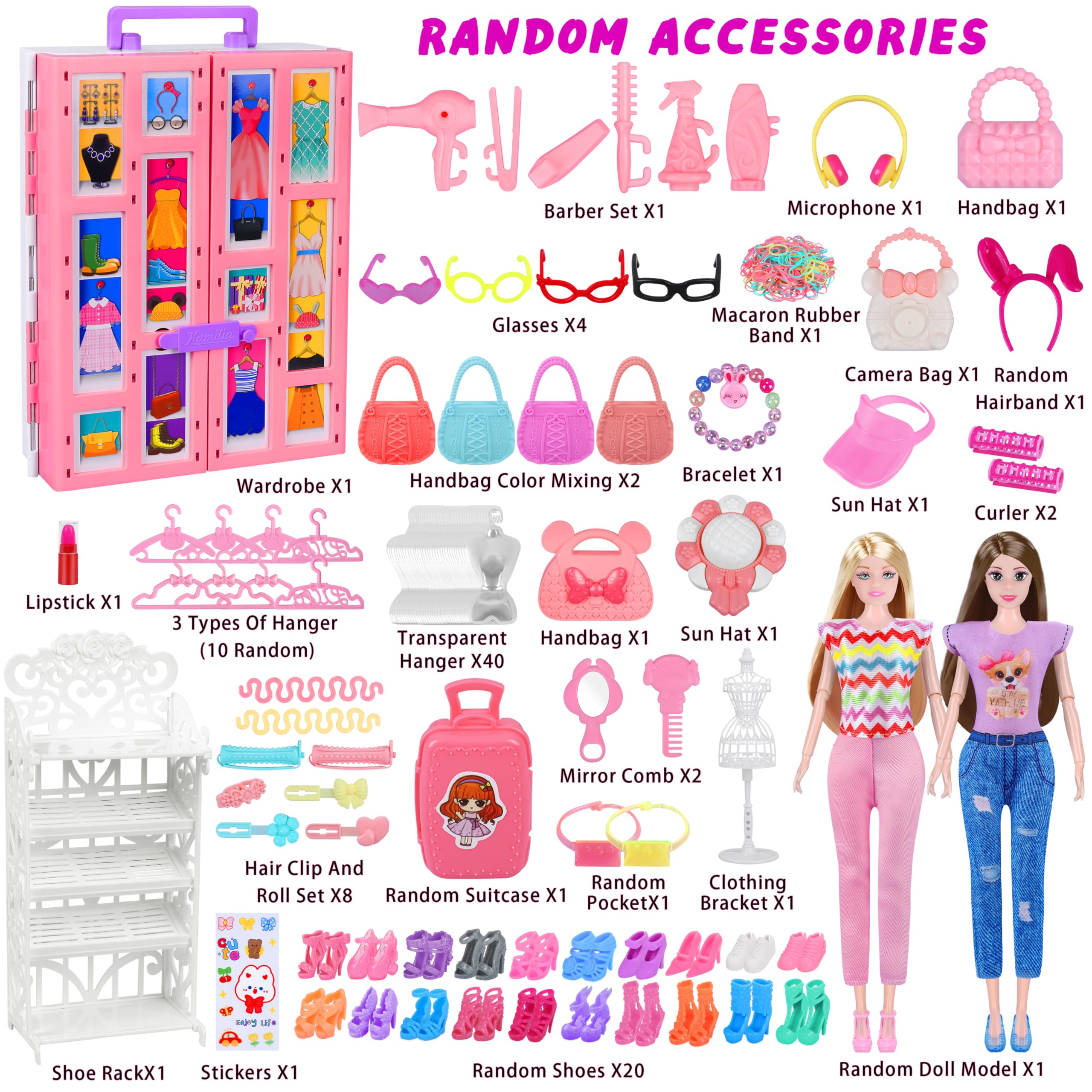 MINIFUN dress-up rack with hangers supports tidy toy organization.