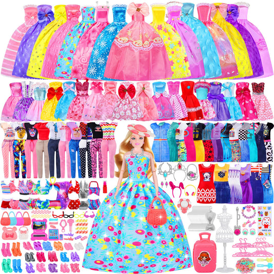 MINIFUN doll clothes and accessories set for imaginative play with versatile outfits.