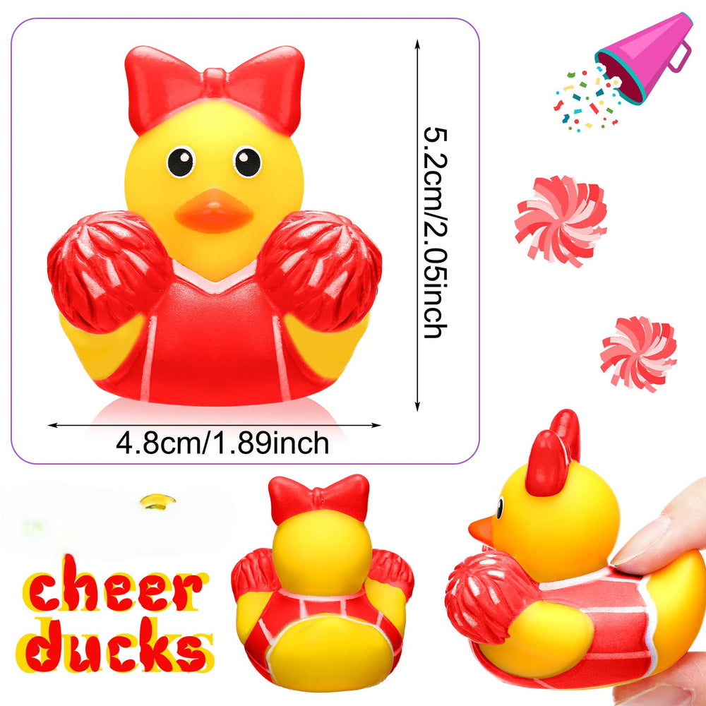 MiniInflat compact 5 cm ducks fit easily in pockets during competitions.