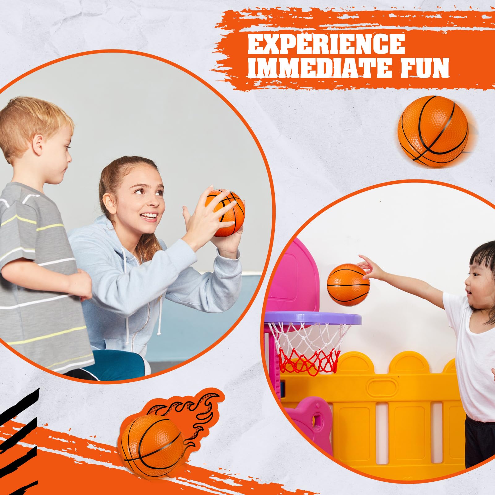 MiniInflat grip-friendly non-slip surface supports easy throwing and catching.