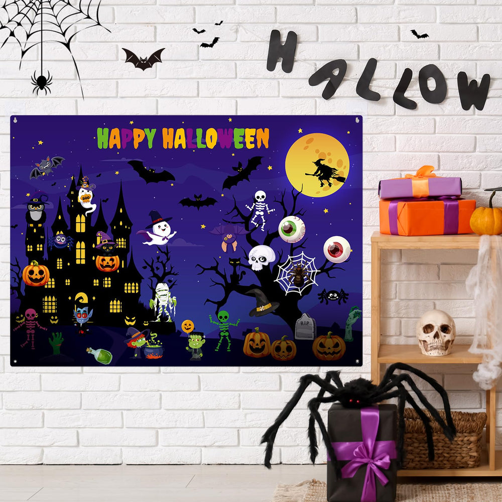 Pumpkin and ghost pieces from MiniInflat for storytelling scenes.