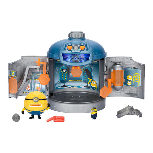 Minions Despicable Me 4 Mega Transformation Chamber front view for immersive play.