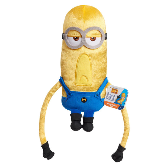 Minions Illumination Mega Tim squooshy plush front view for tactile play