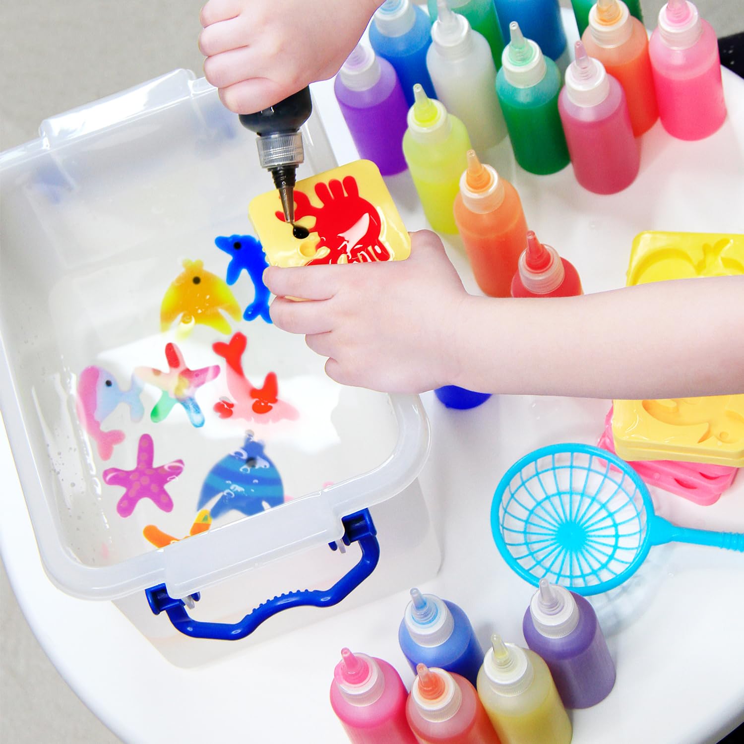 MINISENTIALS Magic Water Elf Assembly shows kid-friendly hands-on crafting.
