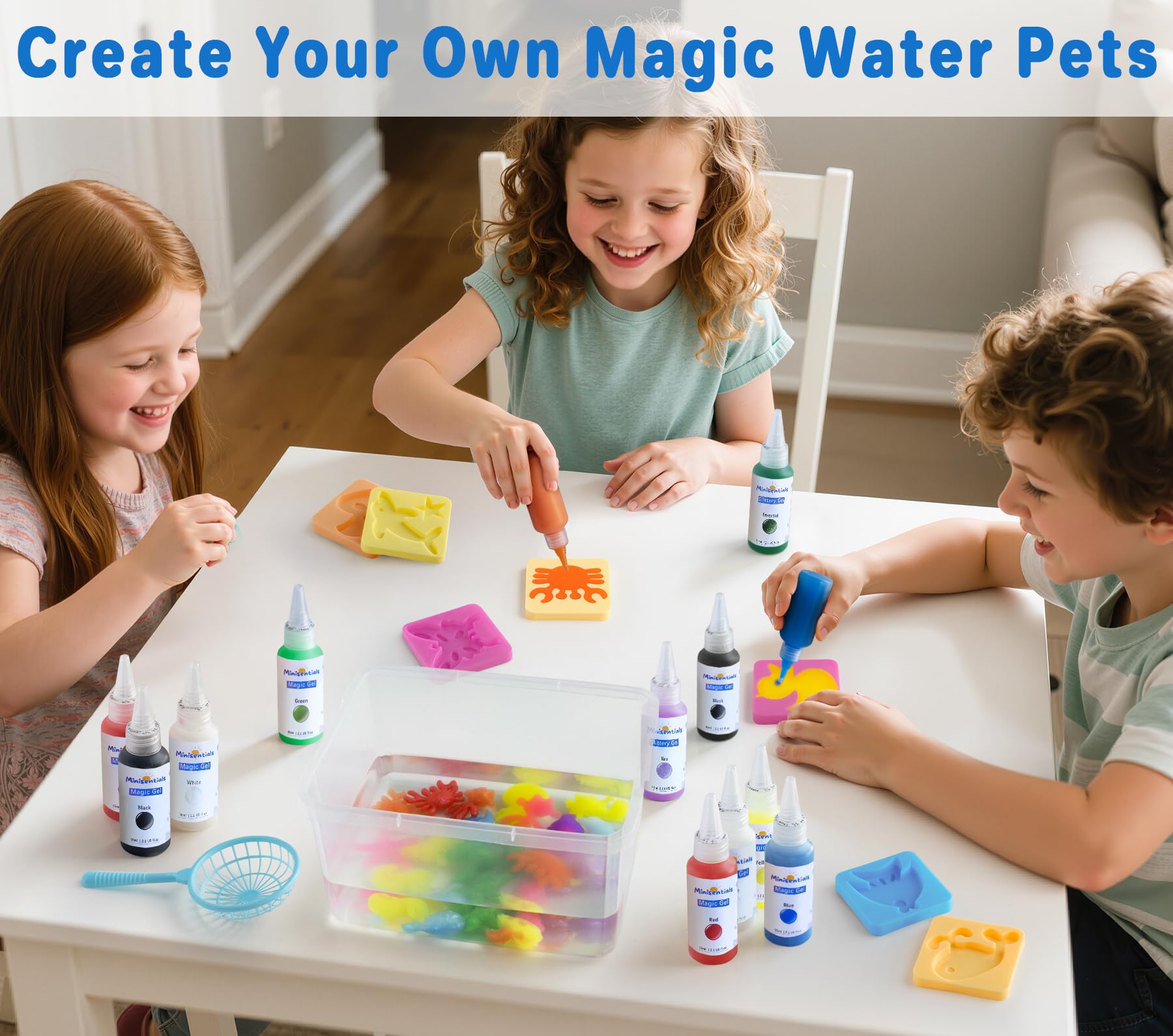 MINISENTIALS Magic Water Elf Molds offer safe shapes for crafting petite water pets.