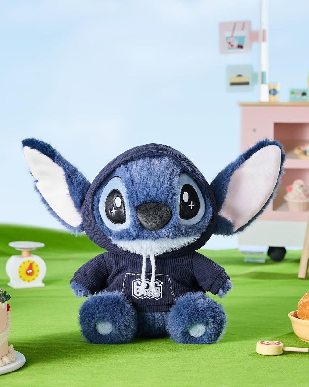 MINISO Disney Stitch 14in soft velvet fiber for a gentle touch.