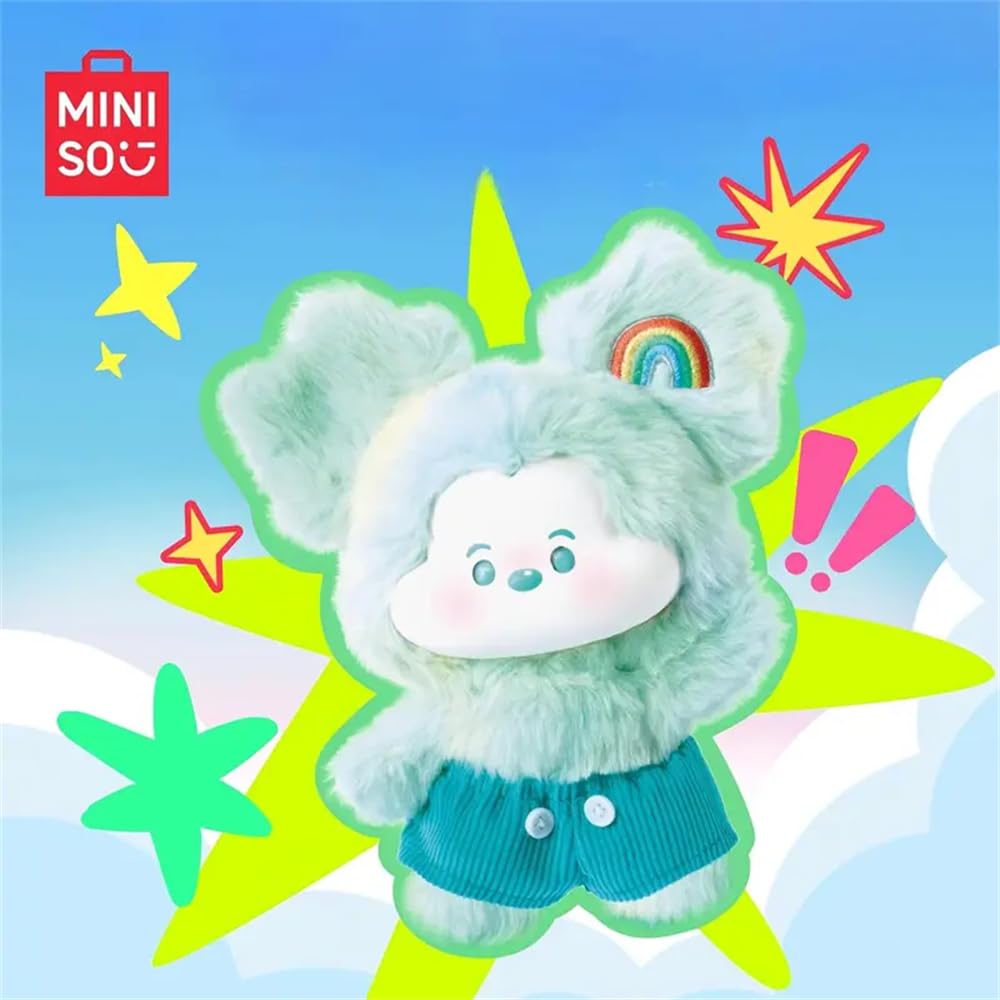 MINISO Disney Mickey Cloud Sunny Sky plush ideal for shelf displays.
