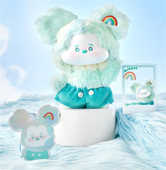 MINISO Disney Mickey Cloud Thunder Cloud plush with shiny vinyl accents for style.