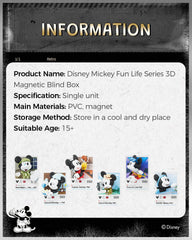 MINISO Disney Mickey Good Morning magnet; energizes spaces with playful scenes.