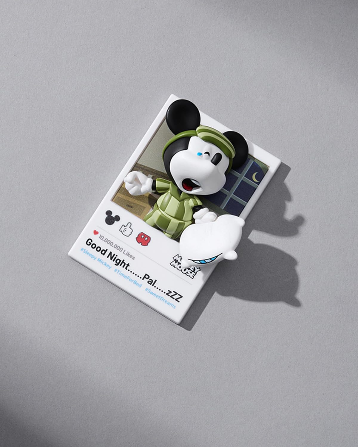 MINISO Disney Mickey Mystery figure magnet; collectible blind-box surprise for display.