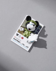 MINISO Disney Mickey Mystery figure magnet; collectible blind-box surprise for display.