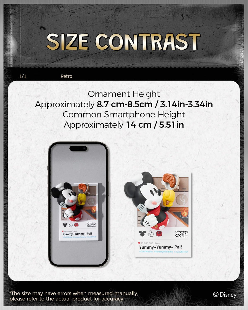 MINISO Disney Mickey Surfs Up magnet; inspires fun on metal surfaces.