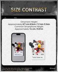 MINISO Disney Mickey Surfs Up magnet; inspires fun on metal surfaces.