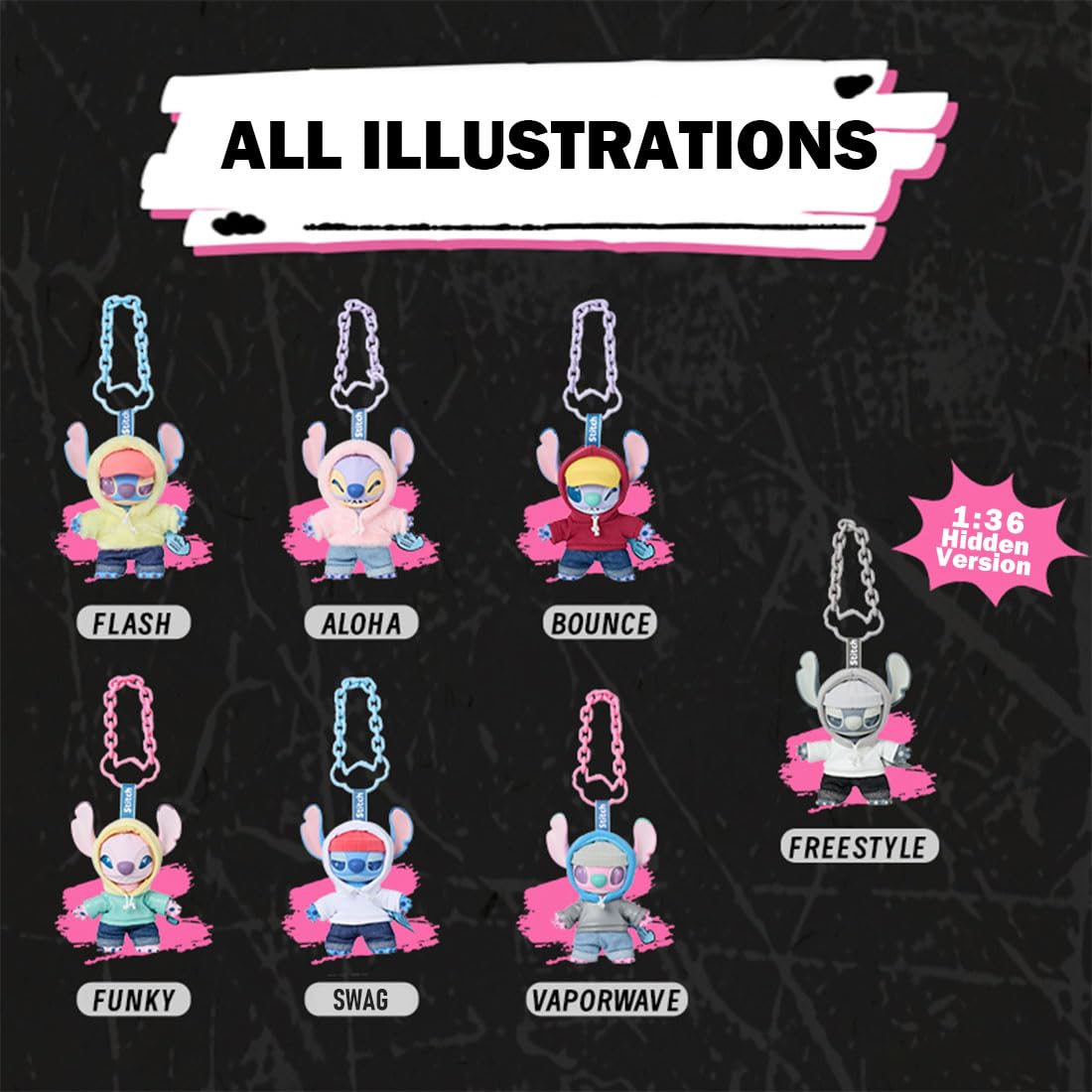 MINISO Disney Stitch GenZ Street collection pack for gifting or display
