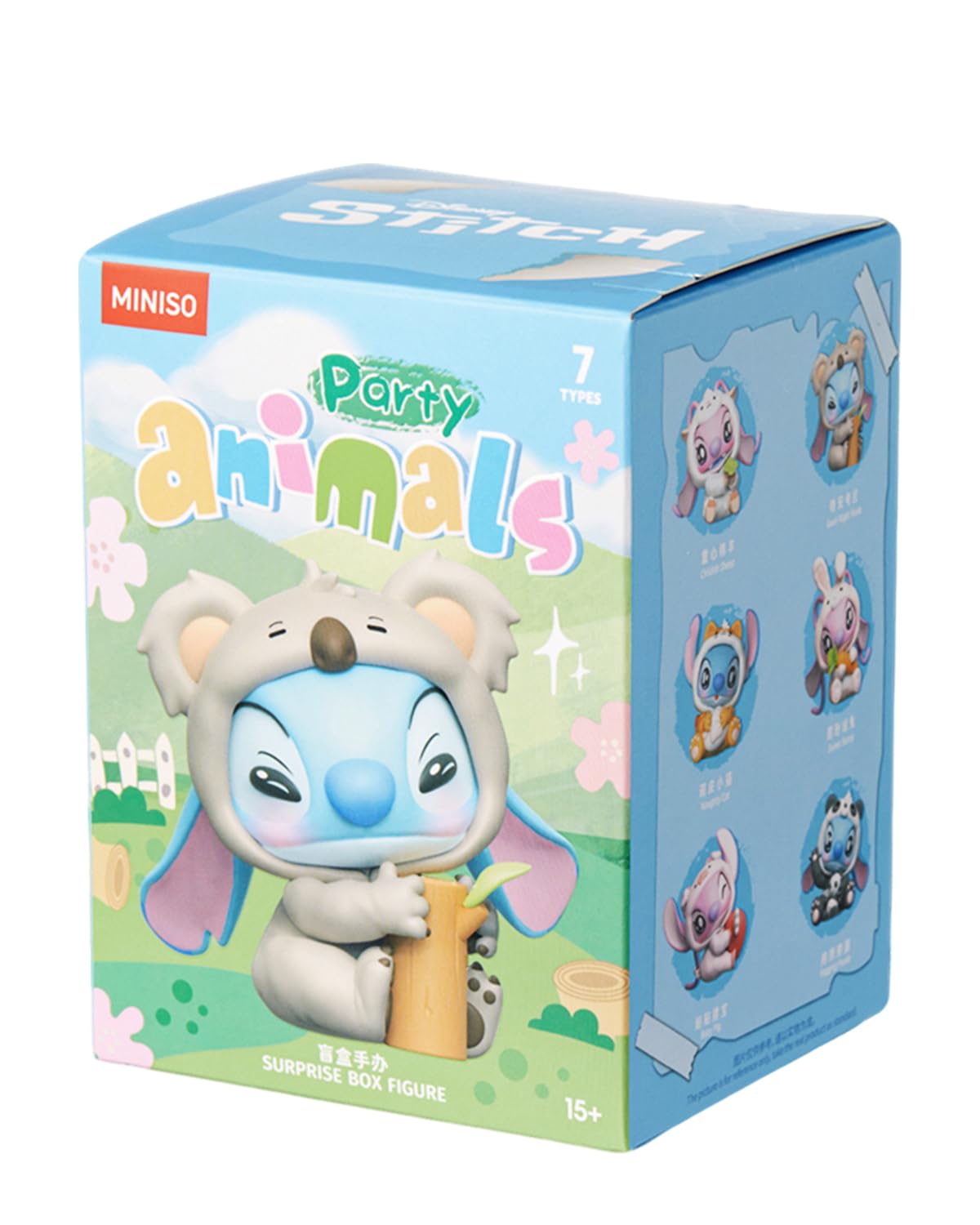 MINISO Disney Stitch Naughty Cat figure for desk display