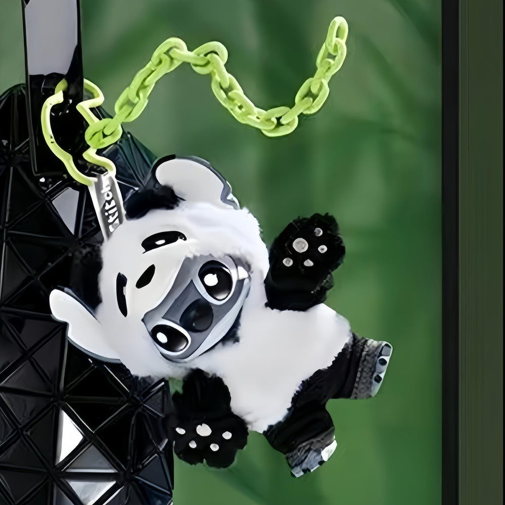 MINISO Stitch vinyl plush close-up highlights soft touch and durable material.