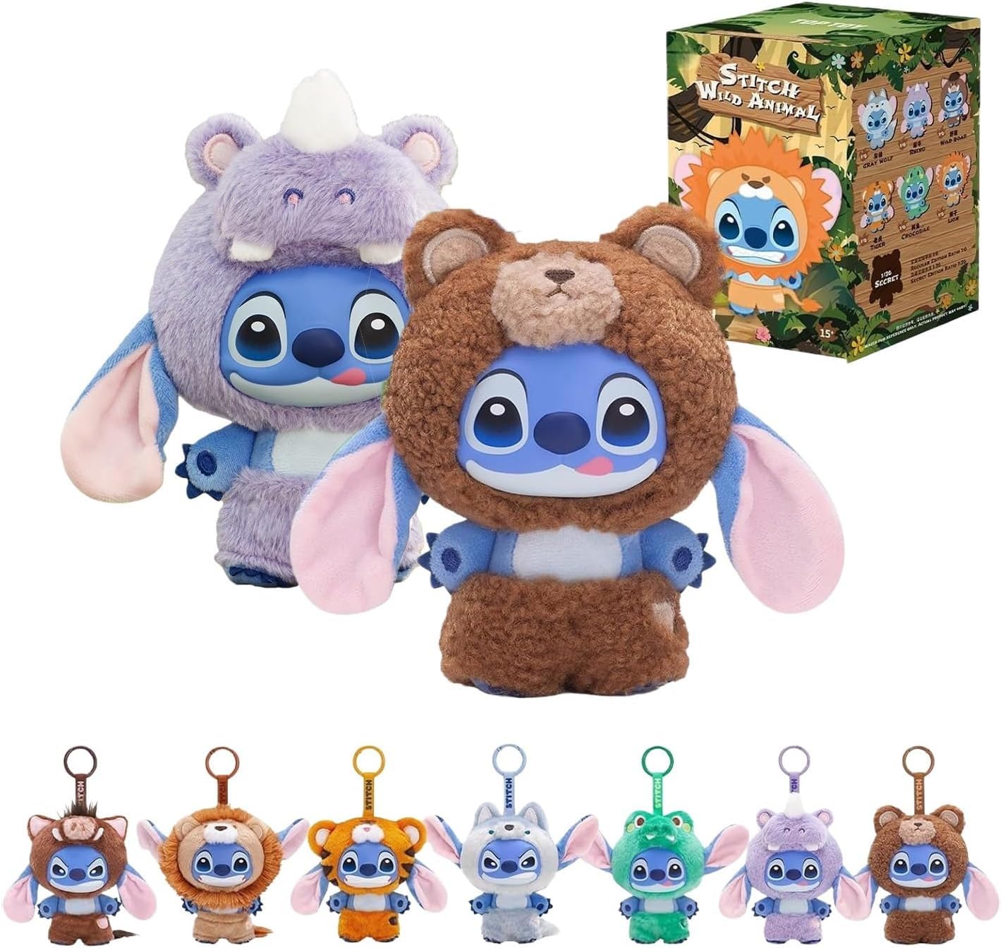 This MINISO Stitch bear figure is great for desk display and playful decor.