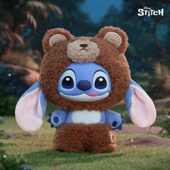 The MINISO Stitch panda figure adds cute charm to shelves.