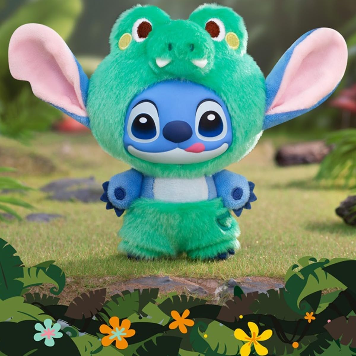 The MINISO Stitch tiger figure brightens any display.