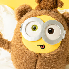 MINISO kawaii Minions plush pillow ideal as a comfy bedtime companion.