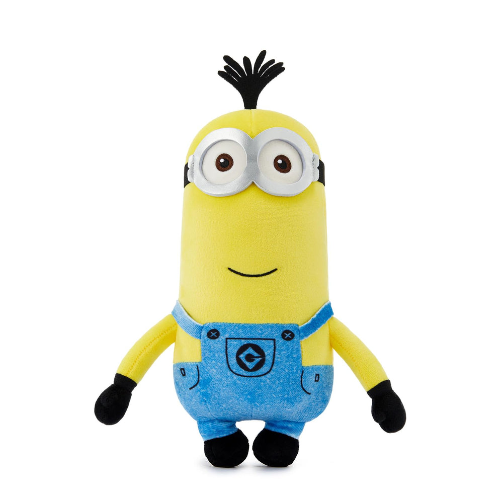 MINISO Kevin Minions plush, front view, a soft cuddle buddy for kids and fans.