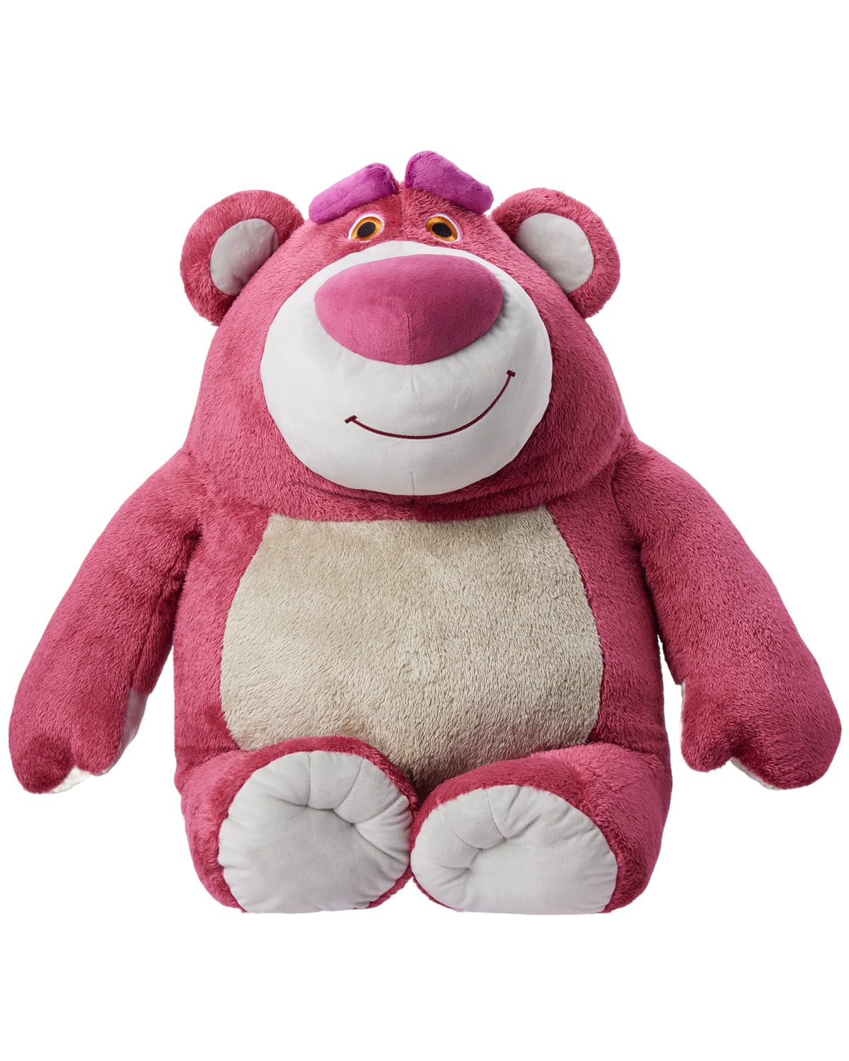MINISO Lotso 28-inch plush, cuddly centerpiece for fans and collectors.