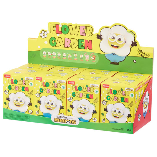 MINISO Minions flower garden figure for bright home décor and gifts
